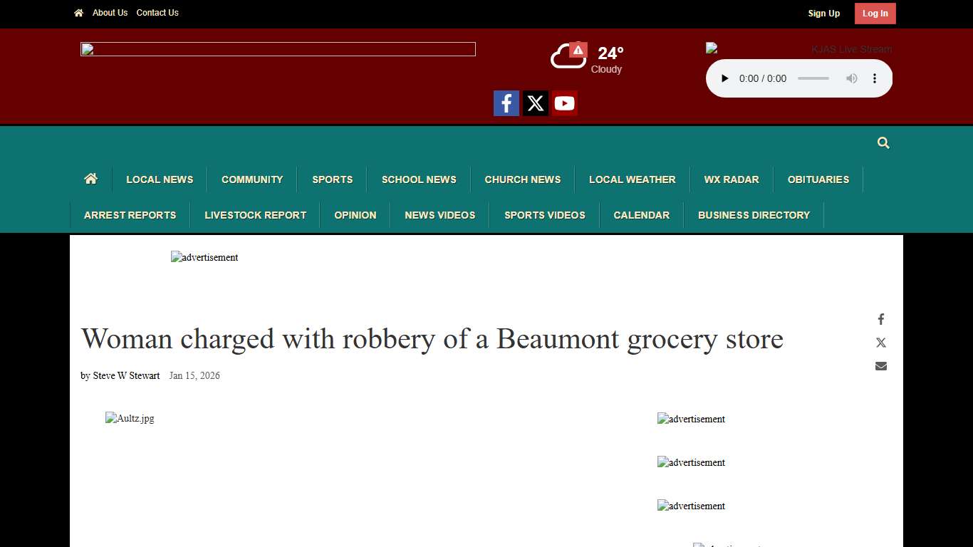 Woman charged with robbery of a Beaumont grocery store Local News kjas.com